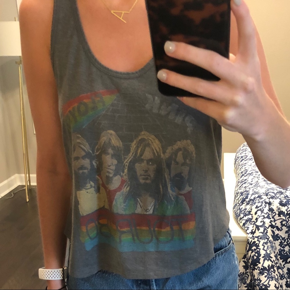 Pink Floyd graphic band tank top